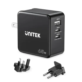 Caricabatterie da Parete Unitek P1117B Nero 65 W (1 Unità) di Unitek, Caricabatterie - Rif: S9148314, Prezzo: 33,69 €, Sconto: %