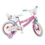 Bicicleta Infantil Toimsa TOI1695 Branco Cor de Rosa 16" de Toimsa, Bicicletas - Ref: S9159003, Preço: 163,06 €, Desconto: %