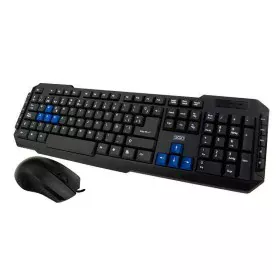 Teclado e Rato 3GO COMBODRILE2 Preto Qwerty espanhol Francês de 3GO, Packs de teclado e rato - Ref: S9900130, Preço: 12,54 €,...