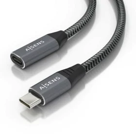 Câble Rallonge à USB Aisens A107-0760 Gris 50 cm (1 Unité) de Aisens, Câbles USB - Réf : S9900386, Prix : 7,90 €, Remise : %