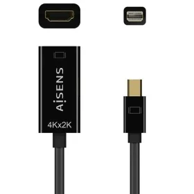 Adaptador Mini Display Port a HDMI Aisens A125-0643 Negro 15 cm de Aisens, Cables DisplayPort - Ref: S9900494, Precio: 9,20 €...