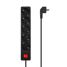 Power Socket - 5 sockets with Switch Aisens A154-0652 Black 1,4 m by Aisens, HDMI - Ref: S9901039, Price: 9,30 €, Discount: %