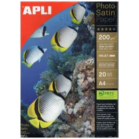 Papel Fotográfico Brillante Apli 04453 A4 20 Hojas (20 Unidades) de Apli, Papel de impresión - Ref: S9901300, Precio: 11,77 €...