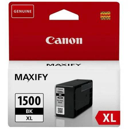 Original Ink Cartridge Canon PGI-1500XL BK Black by Canon, Printer toners and inks - Ref: S9902605, Price: 32,15 €, Discount: %