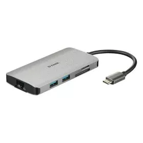 Hub USB C D-Link DUB-M810 Plateado 100 W de D-Link, Hubs USB - Ref: S9903021, Precio: 60,97 €, Descuento: %