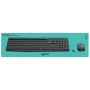 Clavier et souris sans fil Logitech 920-007919 Gris Espagnol Qwerty QWERTY de Logitech, Ensembles Clavier et Souris - Réf : S...