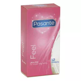 Preservativos Pasante Feel 12 Unidades de Pasante, Preservativos masculinos - Ref: M0403029, Precio: 4,36 €, Descuento: %