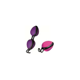 Kit de Treino Weighted Kegel Joydivision Secret Cor de Rosa Preto Violeta de Joydivision, Bolas chinesas - Ref: M0404411, Pre...