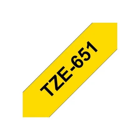 Laminated Tape for Labelling Machines Brother TZE651 Black by Brother, Adhesive labels and stickers - Ref: M0502777, Price: 2...