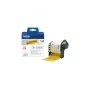 Cinta Laminada para Rotuladoras Brother DK-22606 Negro/Amarillo 62 mm x 15,24 m de Brother, Etiquetas adhesivas y pegatinas -...