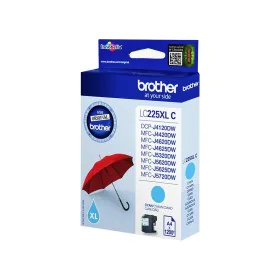 Cartuccia ad Inchiostro Originale Brother LC-225XLCBP Ciano di Brother, Toner e inchiostro per stampante - Rif: M0502997, Pre...