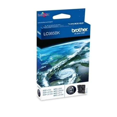 Original Ink Cartridge Brother LC-985BKBP Black by Brother, Printer toners and inks - Ref: M0503100, Price: 21,15 €, Discount: %