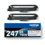 Toner original Brother TN-247BKTWIN Noir de Brother, Toners et encre pour imprimante - Réf : M0503185, Prix : 192,96 €, Remis...