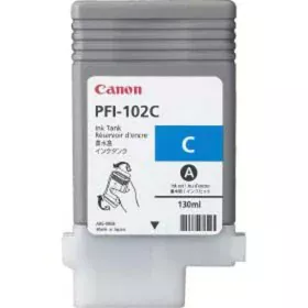 Cartucho de Tinta Original Canon PFI-102C Azul Cian de Canon, Tóners y tinta de impresora - Ref: M0504381, Precio: 97,13 €, D...