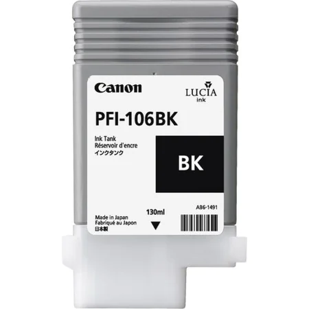 Cartouche d'encre originale Canon PFI-106 BK Noir de Canon, Toners et encre pour imprimante - Réf : M0504517, Prix : 95,48 €,...