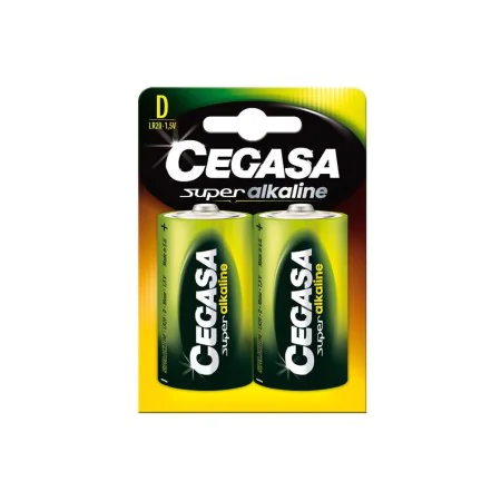 Piles Alcalines Cegasa Bl.LR20 D 1,5V (2 uds) (12 Unités) de Cegasa, Piles jetables - Réf : M0505053, Prix : 5,82 €, Remise : %