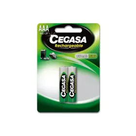 Pilhas Recarregáveis Cegasa HR3 800 mAh 800 mAh (2 uds) de Cegasa, Pilhas - Ref: M0505064, Preço: 6,41 €, Desconto: %