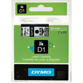 Laminiertes Klebeband zur Kennzeichnung von Maschinen Dymo S0720920 Schwarz 24 mm von Dymo, Klebeetiketten und Aufkleber - Re...