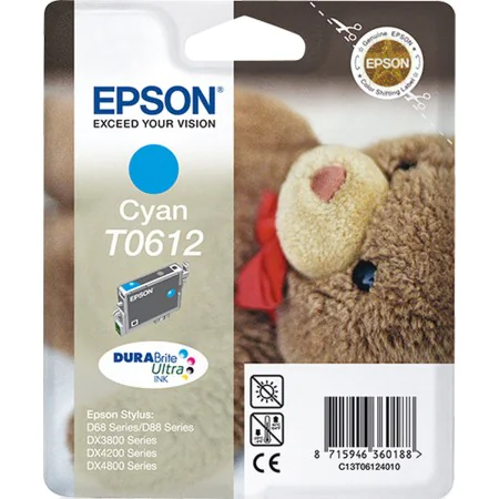 Cartucho de Tinta Original Epson C13T06124010 Cian de Epson, Tóners y tinta de impresora - Ref: M0505908, Precio: 16,47 €, De...