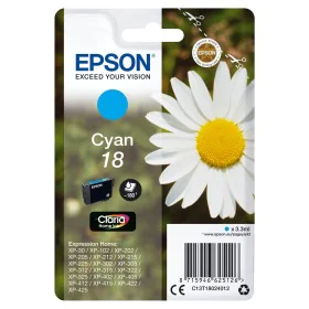 Cartouche d'encre originale Epson C13T18024012 Bleu Cyan de Epson, Toners et encre pour imprimante - Réf : M0506024, Prix : 1...