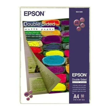 Papier photo mat Epson C13S041569 A4 50 Volets (1 Unité) de Epson, Papier d'impression - Réf : M0507660, Prix : 24,74 €, Remi...