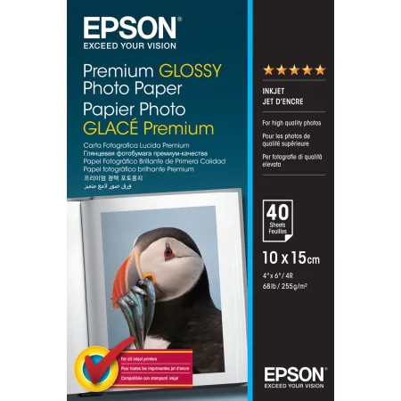 Papel Fotográfico Brilhante Epson C13S042153 A4 (1 Unidade) de Epson, Papel de impressão - Ref: M0507668, Preço: 15,33 €, Des...