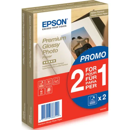 Papel Fotográfico Brilhante Epson 235B904 80 Folhas (1 Unidade) de Epson, Papel de impressão - Ref: M0507671, Preço: 15,38 €,...