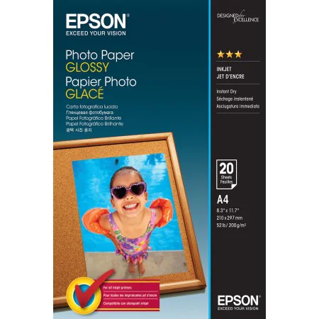 Ink and Photogrpahic Paper pack Epson C13S042538 A4 20 Sheets (1 Unit) by Epson, Printing paper - Ref: M0507675, Price: 16,67...