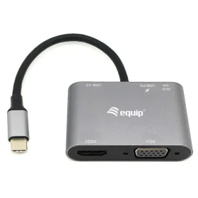 Adaptador USB-C a VGA Equip 133483 de Equip, Adaptadores USB-VGA - Ref: M0508191, Precio: 30,30 €, Descuento: %