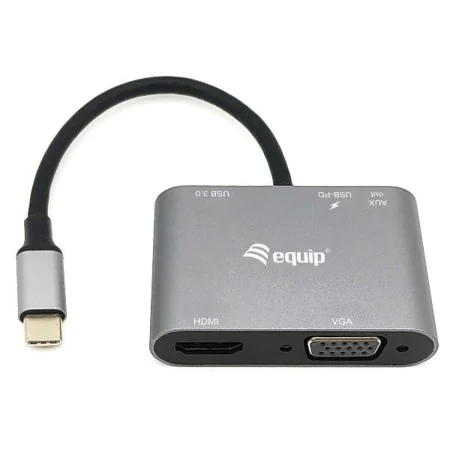 Adattatore USB-C con VGA Equip 133483 di Equip, Adattatori USB-VGA - Rif: M0508191, Prezzo: 30,30 €, Sconto: %