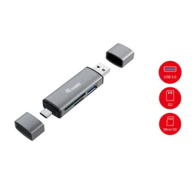 Kartenleser Equip 245460 Schwarz Grau (1 Stück) von Equip, USB-Hubs - Ref: M0508199, Preis: 15,52 €, Rabatt: %