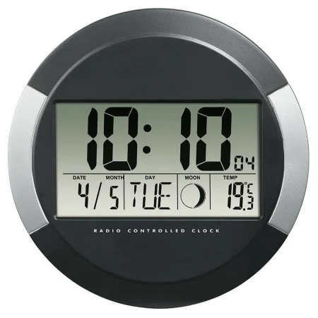 Horloge Murale Hama PP-245 Noir Plastique Moderne de Hama, Pendules murales - Réf : M0508993, Prix : 24,31 €, Remise : %