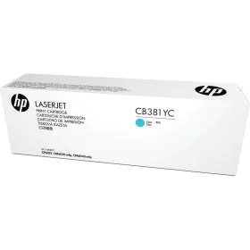 Tóner Original HP CB381YC Cian de HP, Tóners y tinta de impresora - Ref: M0509600, Precio: 692,71 €, Descuento: %