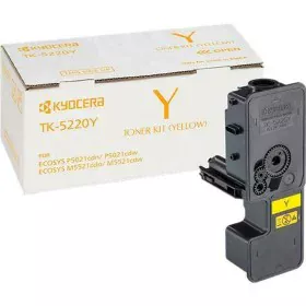 Toner original Kyocera TK-5220Y Jaune Noir de Kyocera, Toners et encre pour imprimante - Réf : M0513421, Prix : 81,45 €, Remi...