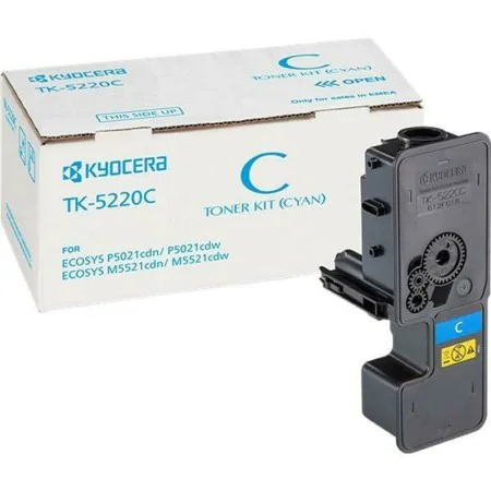 Toner Kyocera TK-5220C Noir Cyan de Kyocera, Toners et encre pour imprimante - Réf : M0513425, Prix : 81,45 €, Remise : %