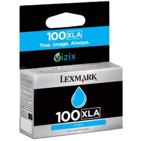 Cartouche d'encre originale Lexmark 100 XLA Bleu Cyan de Lexmark, Toners et encre pour imprimante - Réf : M0514387, Prix : 29...