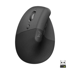 Ergonomic Optical Mouse Logitech Lift Grey Steel by Logitech, Mice - Ref: M0515371, Price: 71,52 €, Discount: %