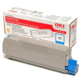 Toner original OKI 43381907 Cyan de OKI, Toners et encre pour imprimante - Réf : M0515785, Prix : 126,42 €, Remise : %