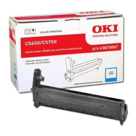 Printer drum OKI 43870007 Black Cyan C/5650/5750 by OKI, Drum Kits - Ref: M0515815, Price: 96,90 €, Discount: %