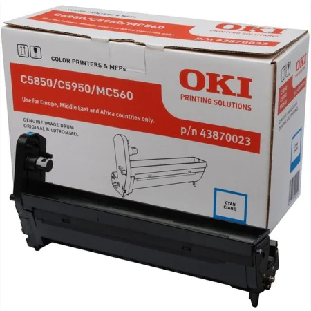 Tóner OKI 43870023 Preto Ciano de OKI, Toners e tinta de impressora - Ref: M0515819, Preço: 91,75 €, Desconto: %