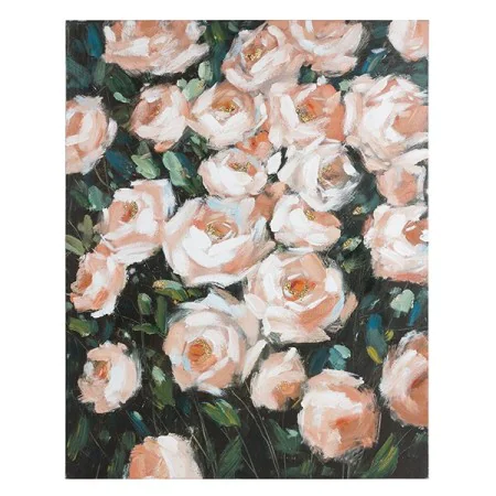 Quadro a Olio Roses Legno di pino (80 X 4 x 100 cm) di BigBuy Home, Stampe e quadri su tela - Rif: S0110298, Prezzo: 55,06 €,...