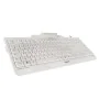 Clavier avec lecteur Cherry JK-A0100ES-0 Blanc de Cherry, Claviers - Réf : S0200469, Prix : 38,03 €, Remise : %