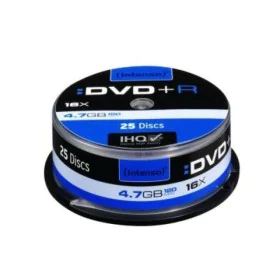 DVD+R INTENSO 4111154 16x 4.7 GB 25 pcs de INTENSO, Consommables de stockage - Réf : S0200480, Prix : 18,25 €, Remise : %