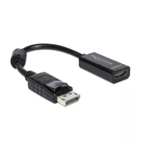 Adaptateur DisplayPort vers HDMI DELOCK Adaptador DisplayPort HDMI 13 cm Noir de DELOCK, Câbles DisplayPort - Réf : S0200550,...