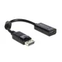 Adaptador DisplayPort para HDMI DELOCK Adaptador DisplayPort HDMI 13 cm Preto de DELOCK, Cabos DisplayPort - Ref: S0200550, P...