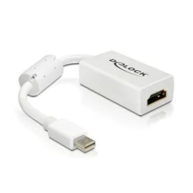 Adaptador Mini DisplayPort para HDMI DELOCK Adaptador Mini DisplayPort HDMI 18 cm de DELOCK, Cabos DisplayPort - Ref: S020056...