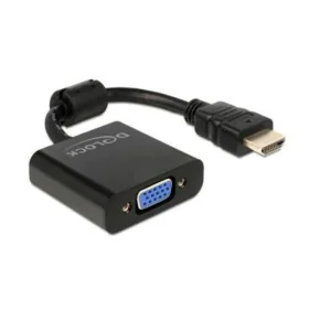 Adaptateur HDMI vers VGA DELOCK 65512 Noir de DELOCK, Câbles HDMI - Réf : S0200564, Prix : 28,27 €, Remise : %