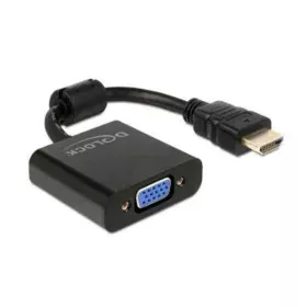 Adaptateur HDMI vers VGA DELOCK 65512 Noir de DELOCK, Câbles HDMI - Réf : S0200564, Prix : 28,10 €, Remise : %