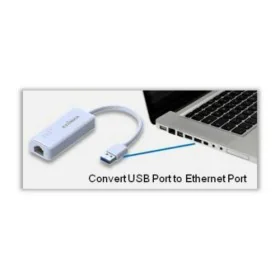 Ethernet to USB adapter 3.0 Edimax EU-4306 by Edimax, Network cards - Ref: S0200632, Price: 20,59 €, Discount: %