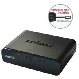 Switch Edimax ES-5500G V3 5 p 10 / 100 / 1000 Mbps de Edimax, Commutateurs de réseau - Réf : S0200635, Prix : 25,64 €, Remise...